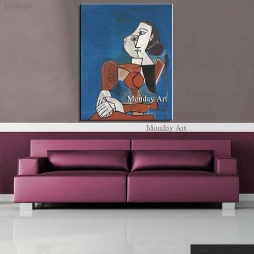 World famous Canvas paintings painting Picassos abstract painting Picasso abstract woman Hand painted Decoration Home wholesale
