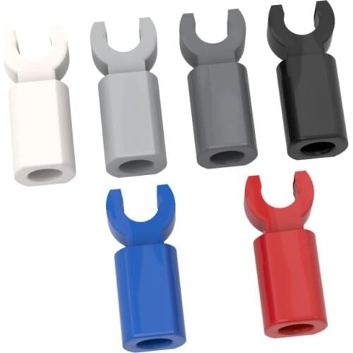 10 PCS Bricks 11090 Single Side with Clamp Connector DIY Parts Compatible Logo Educational Parts Toys