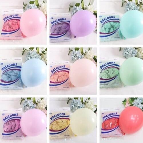 12Inch Macarone Thick Latex Balloon Wedding Balloon Decoration Birthday Festival 30/50/100pcs Wedding Party Balloons Ins