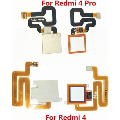 1x Fingerprint Scanner Touch Sensor ID Home Button Flex Cable For Xiaomi Redemi 4 Pro