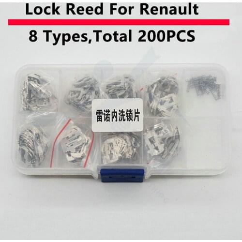 200PCS Auto Lock Core Key Repair Accessories Car Lock Reed Lock Plate For Renault Inner Milling Lock Plate