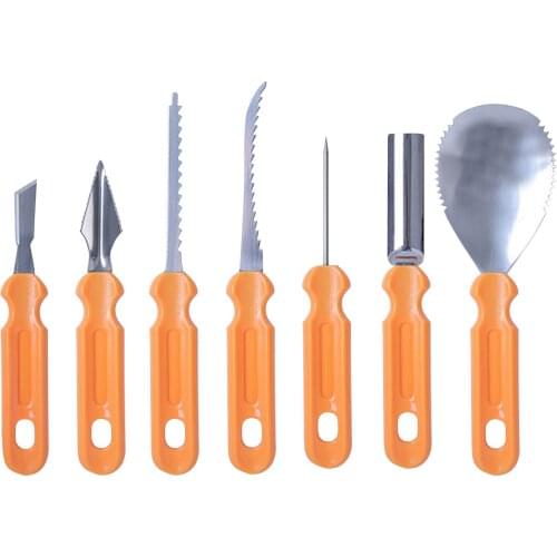 7Pcs Fruit Vegetable Carving Knife Stainless Steel Knife Creative Holiday Tool Home Accessories Dropshipping 2021