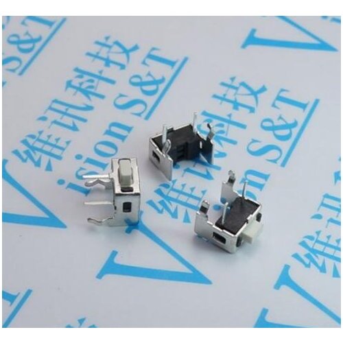 Free shipping 100PCS 3*6*4.3mm Momentary Tactile Tact Push Button Switch 3x6x4.3mm Right Angle 2 Pin