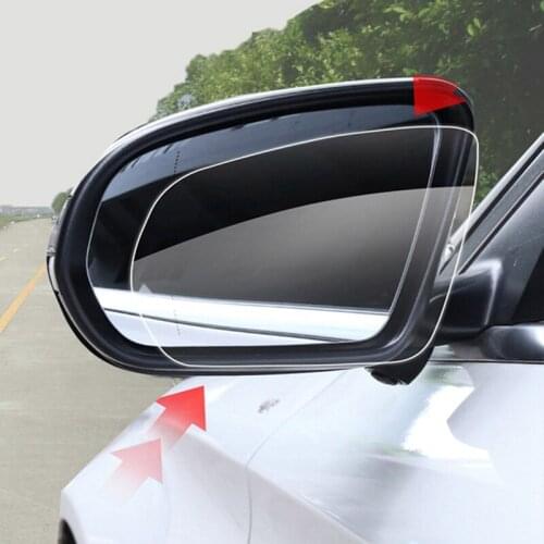 For 2 Pcs/Set Car Rear Mirror Protective Film Car Rearview Side Mirror Anti Rain Fog Waterproof Film Auto Accessories