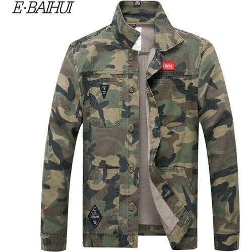 EBAIHUI Mens Camouflage Jackets