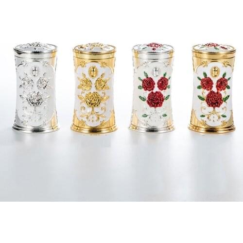 Exquisite Creative New European Classical Zinc Alloy Rotary Upscale Toothpick Holders Tube Home Decoration Table Decor 2020 New