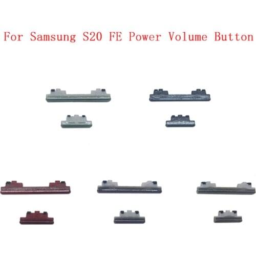 Power On Off Button Volume Switch Control For Samsung S20 FE G780F G781B Power Volume Side Button Repair Replacement Parts