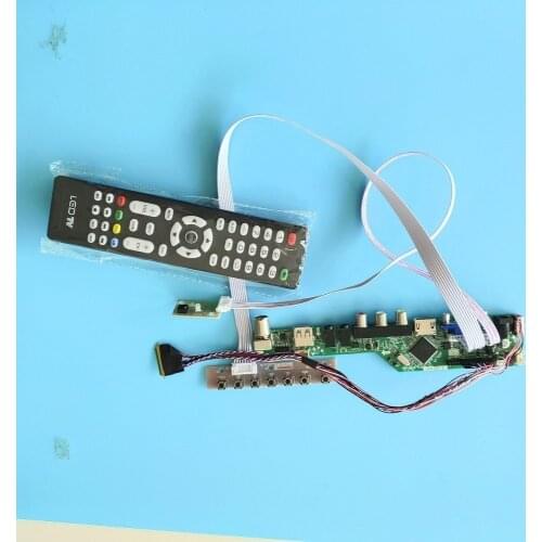 Kit for LTN156AT14-F01 1366x768 40pin LCD LED remote Display VGA USB HDMI TV AV panel Controller board LVDS Audio Screen 15.6"