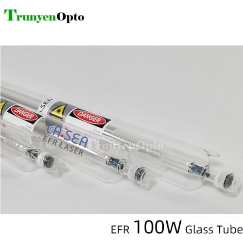 EFR F4 series 80W 100W CO2 Laser Tube for Fabric Leather Acrylic Engraving Cutting Template Seal Carving