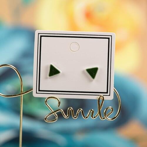Fashion Girl Multicolor Small Ceramic Earrings Exquisite Porcelain Accessories Wholesale #LY428 сербги с зеленым камнем 2020