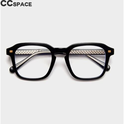 49499 Plastic Titanium Thick Frame Square Glasses Frame for Men and Women Optical Fashion Computer Eyeglasses Trend Flat Mirror