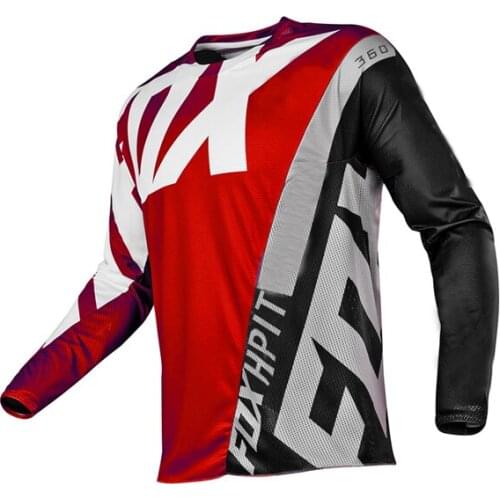 Mens Downhill Jersey Hpit Fox Mtb Jersey Mtb Shirts Offroad Dh Motorcycle Motocross Sportwear Bicycle Racing Cycling Jersey