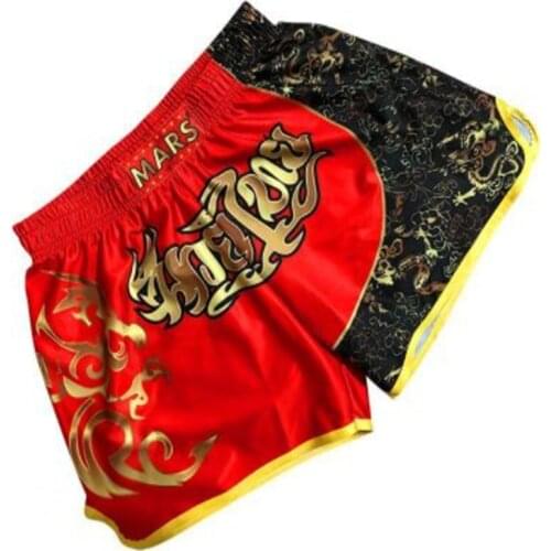 Mens Boxing Pants Printing MMA Shorts kickboxing Fight Grappling Short Tiger Muay Thai boxing shorts clothing sanda cheap mma