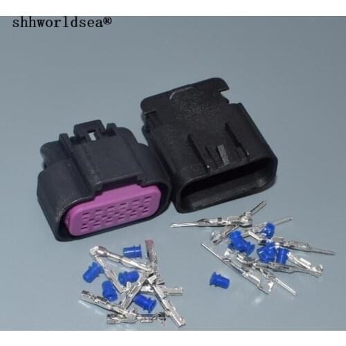 Worldgolden plastic housing plug 12p 1.5mm male female wire harness connector 15326849/13530777 wire 15326854