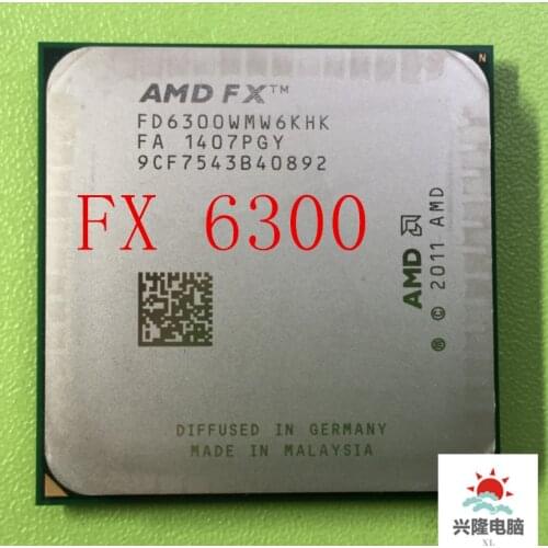 AMD FX 6300 AM3+ 3.5GHz 8MB CPU processor FX serial shipping free scrattered pieces FX-6300