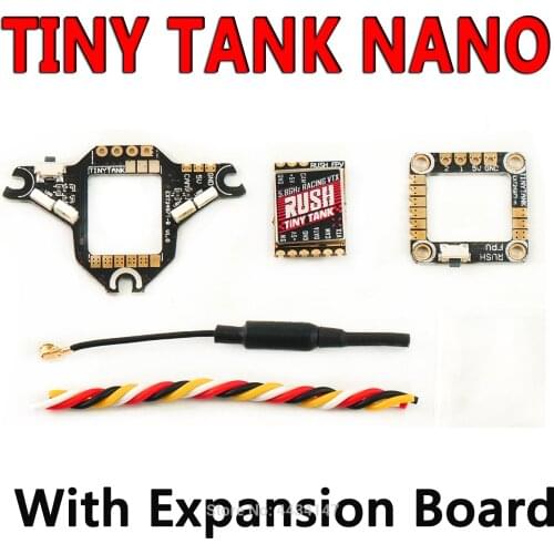 RUSH TINY TANK Nano VTX 48CH 350mW Transmitter 5V Input w/ LED Expansion Board FPV Transmitter for FPV Racing Toothpick Whoop