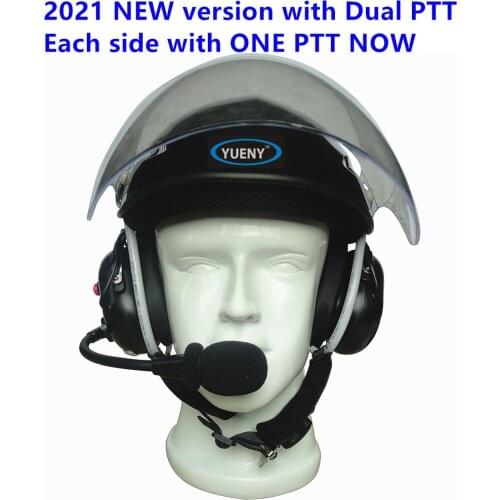 YUENY Noise cancelling Paramotor helmet with headset suit for almost all brands Walkie talkie power paragliding