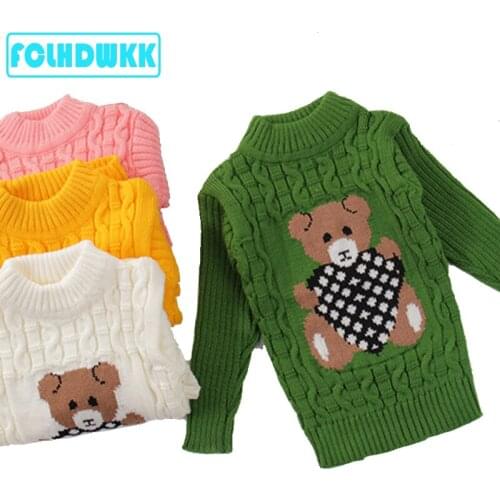 18M-8T Boys Girls Sweaters Turtleneck Solid Baby Kids Sweaters Soft Warm Long Sleeve Turtleneck Autumn Winter Sweaters For Girls