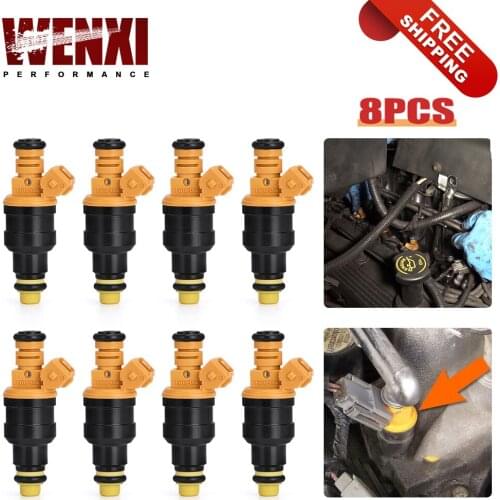 8PCS 0280150943 Fuel Injector Fit For Ford Mustang Excursion E-150 F-150 Expedition Crown Victoria E-350 F-350 F-250 4.6-5.8L