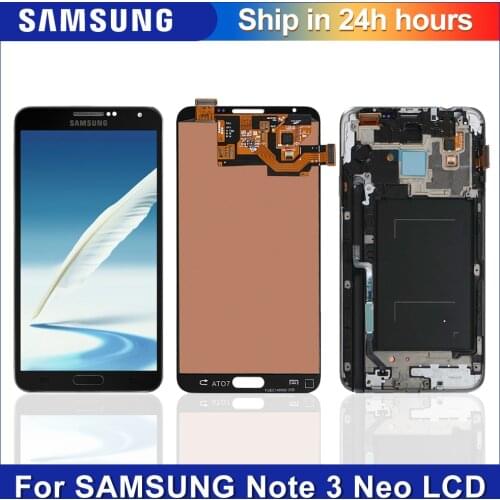 5.5'' Super AMOLED LCD Display For Samsung Galaxy Note 3 Neo mini N7505 SM-N7505 LCD Display Touch Screen Digitizer Assembly