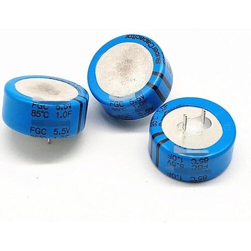 1pcs FGC 5.5V 1.0F FGC0H105ZF Energy Storage Memory High Temperature 5.5V1F