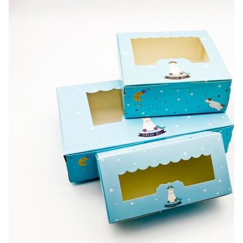 10 PCS Unicorn Box Gifts Paper Packaging Gift Box Wedding Candy Cookies Cupcake Gift Boxes Kids Birthday Party Favors Cardboard