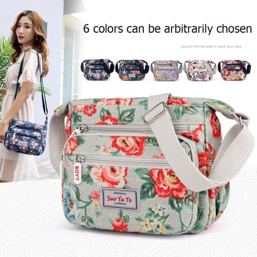 2021 Womens Shoulder Bags Fashion Large Capacity Lady Crossbody Bags Nylon Waterproof Messenger Bag Women Bag Purse sac a main