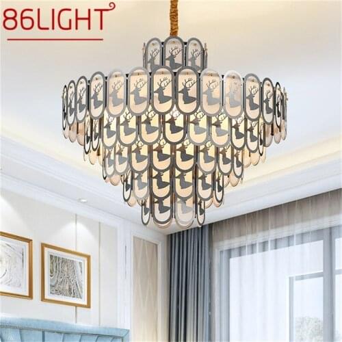 86LIGHT Pendant Light Postmodern Creative Crystal Lamp Luxury Decorative For Home Dining Living Room