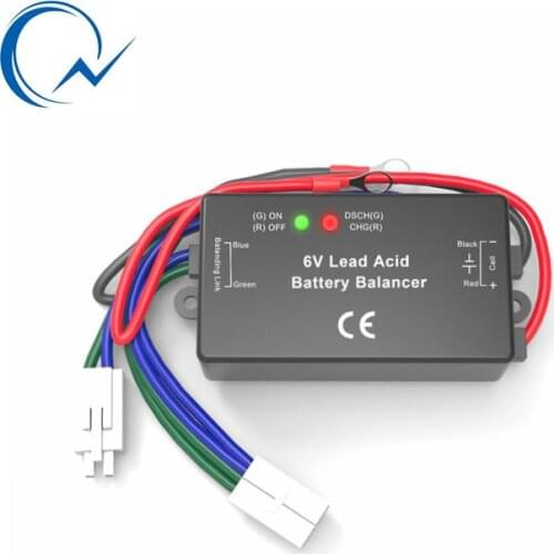 Active Battery Equalizer balancer for 6V lead acid battery / AGM Energy Transfer / Dynamic Lithium with led 12V 18V 24V 30V 36V
