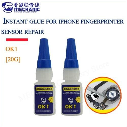 MECHANIC 10ML OK1 For iPhone 7 7p 8 8p 8+ plus x Fingerprint maintenance glue Repair mobile phone Rework button major glue
