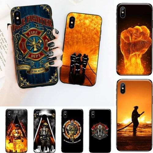 Firefighter Heroes Fireman Phone Cases for iPhone 11 12 mini pro XS MAX 8 7 6 6S Plus X 5S SE 2020 XR