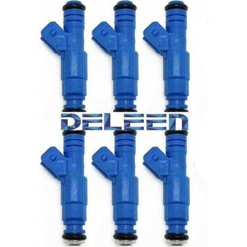 Deleen 6x High impedance Fuel Injector F47E-A2E For Ford Car Accessories