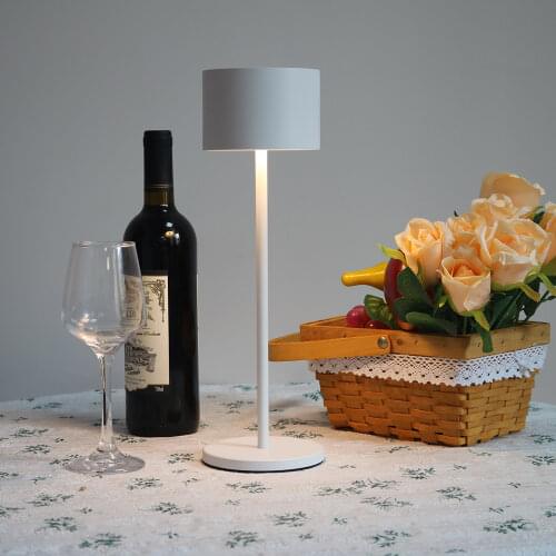 Hotel USB led rechargeable table lamp cordless 5200mAh table lamp Restaurant Bar Hotel acrylic crystal art table lamp