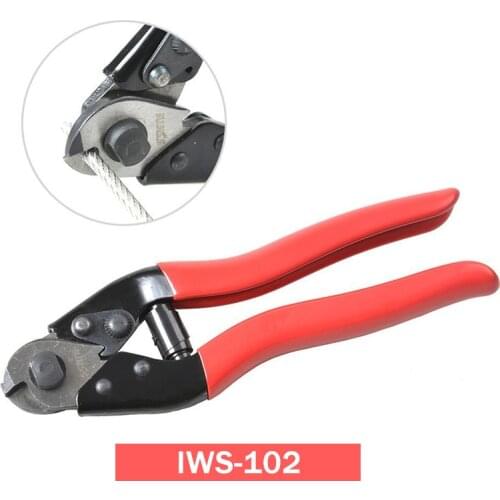 IWISS IWS-102 stainless steel wire rope scissors 8 inch cutting pliers wire cutters broken hand tool cable cutter