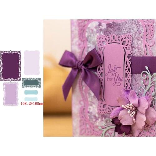 Graceful Lace Fancy Best Seller Frame Set Metal Cutting Dies Scrapbooking Paper DIY Cards Crafts Embossing Dies New 2019