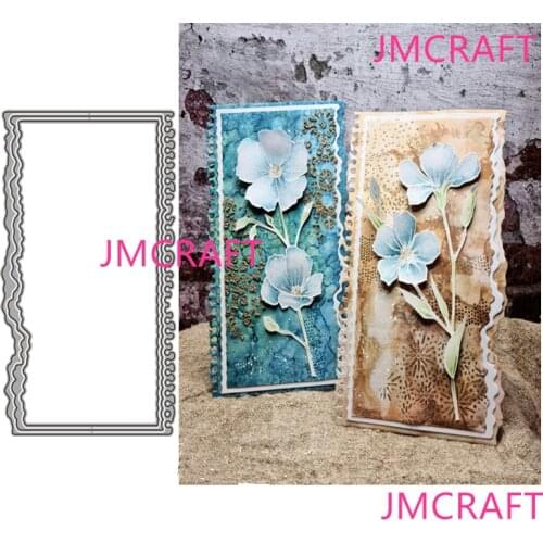 JMCRAFT 2021 New Lace Greeting Card #5 Metal Cutting Dies 3D DIY Scrapbook Handmade Paper Craft Metal Steel Template Dies