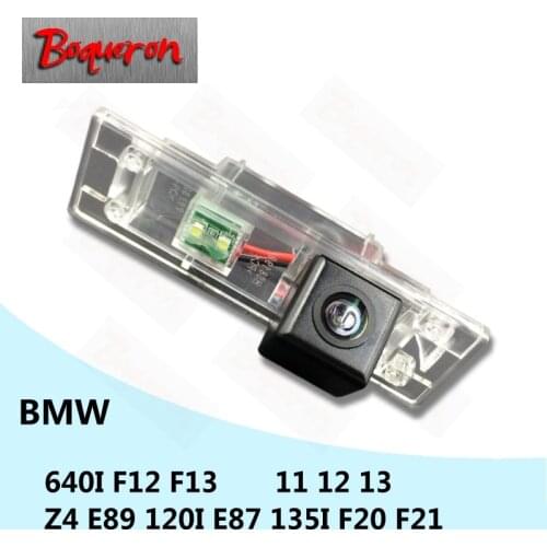 For BMW 640I F12 F13 i3 Z4 E89 120I E87 135I F20 F21 Reverse Parking Backup Camera HD CCD Car Rear View Camera NTSC PAL