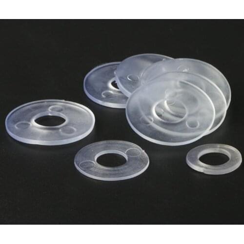 M3 M4 M5 M10 M12 M16 M20 M25 Soft Transparent PVC Plastic Nylon Insulation Flat Pad Gasket Washer 500pcs/lot