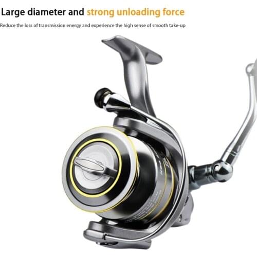 F1FD Metal Fishing Reel Water Drop Reel Shaft Handles for Spinning Reels Fishing Gear Supplies Sea Fish Tools Stainless Steel
