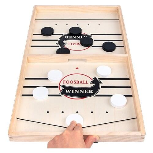 Table Hockey Sling Puck Board Games Catapult Chess Parent-Child Interactive Game Of Children Family Party Game Toys Fast Hockey
