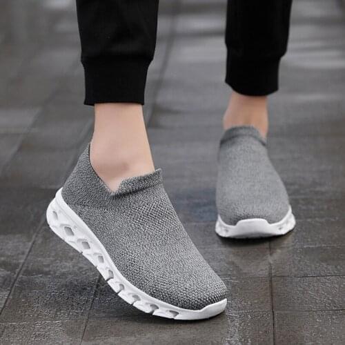 Spring Autumn Mesh Women Flats Sock Shoes Slip On Light Weight Casual Sport Female Sneakers Comfortable Walking Ladies Loafers