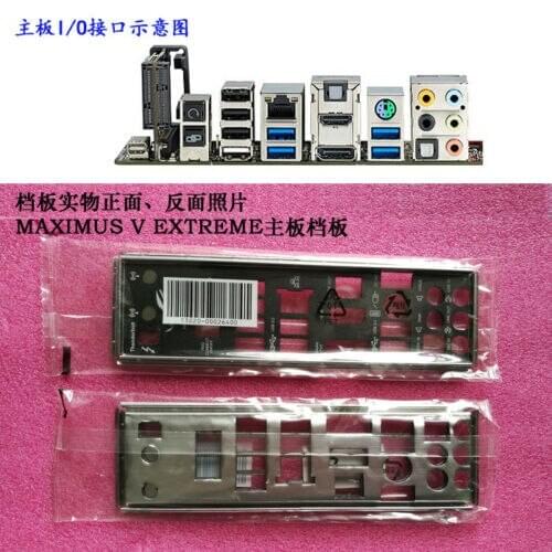 Original IO I/O Shield BackPlate Blende Bracket For Asus MAXIMUS V EXTREME