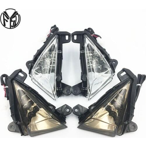 Front LED Turn Signal Indicator For KAWASAKI ZX-14R ZZR1400 06-20/ CONCOURS 14 GTR1400 08-2020 Motorcycle Turning Light Blinker