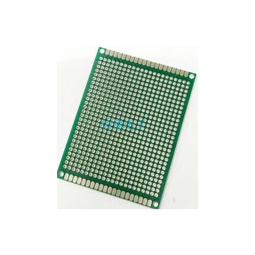 50PCS x 6x8 cm PROTOTYPE PCB 2 layer 6*8 panel Universal Board 2.54mm Double Side Green Board 1.6mm thickness