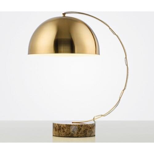 Nordic europe iron led stone led table lamp deco maison candeeiro de mesa dining room lamp