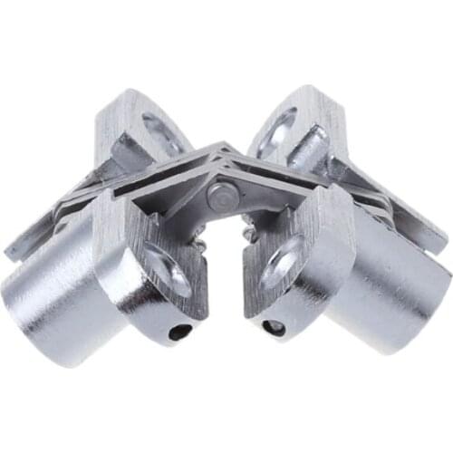 Hidden Cross Hinge Concealed Mortice 180°Opening Folding Door Furniture Hardware E5BE