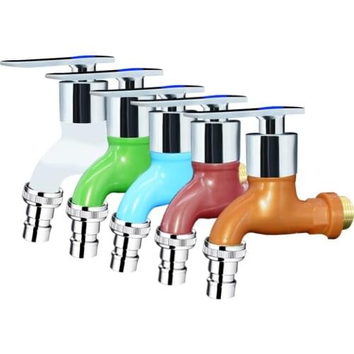 1/2 "male thread plastic water faucet kitchen bathroom washing machine faucet garden irrigation hose connector pipe faucet