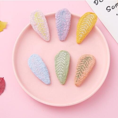 Leaf Hair Clip Baby Girls Bow Flower Small Barrettes Newborn Cute Hairpins Headwear Kids Hair Clips Headband Hair Accessories