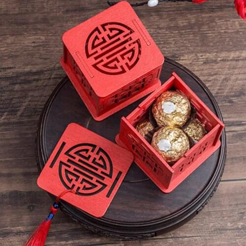2pcs Hollow Out Cute Favors Box Gifts Candy Boxes Baby Shower Wedding Birthday Event Party Supplies