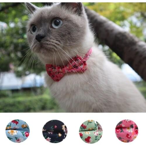 2021 New Adjustable Dog Cat Bow Tie Neck Tie Pet Dog Bow Tie Puppy Bows Supply Collar For Kitten Collar Pet Accessories
